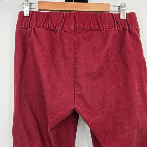 Soft Surroundings Women's Pull On Metro Legging Jegging Studs Stretch Red Small - Picture 3 of 9